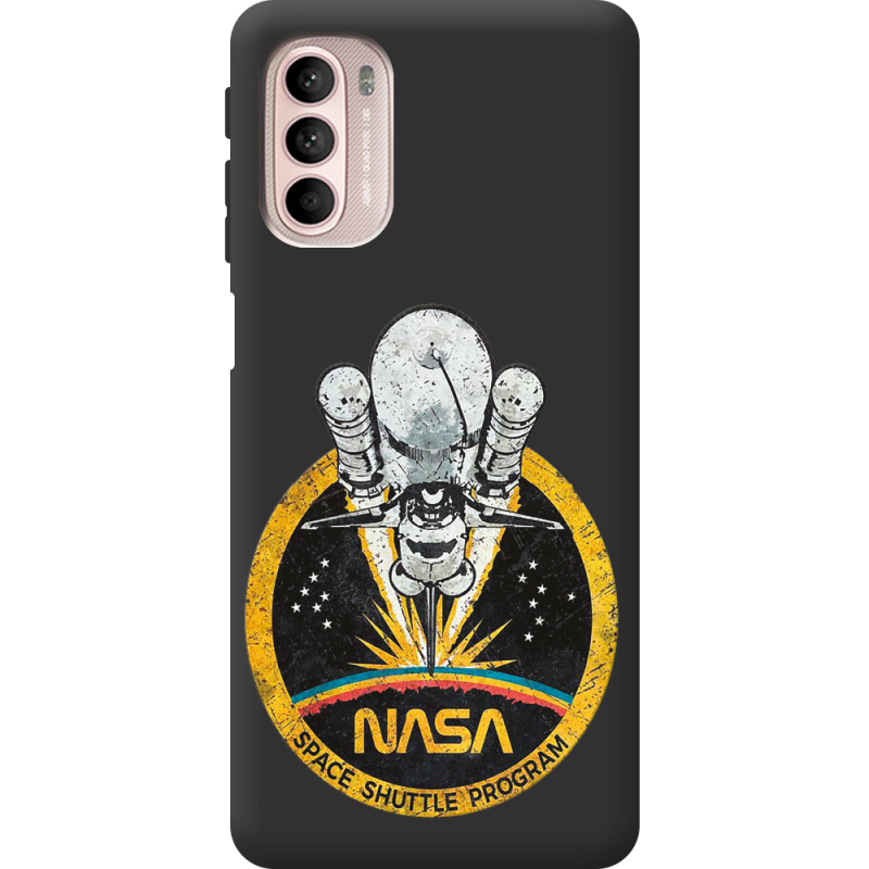 Черный чехол BoxFace Motorola G41 NASA Spaceship