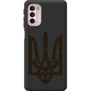 Черный чехол BoxFace Motorola G41 Ukrainian Trident