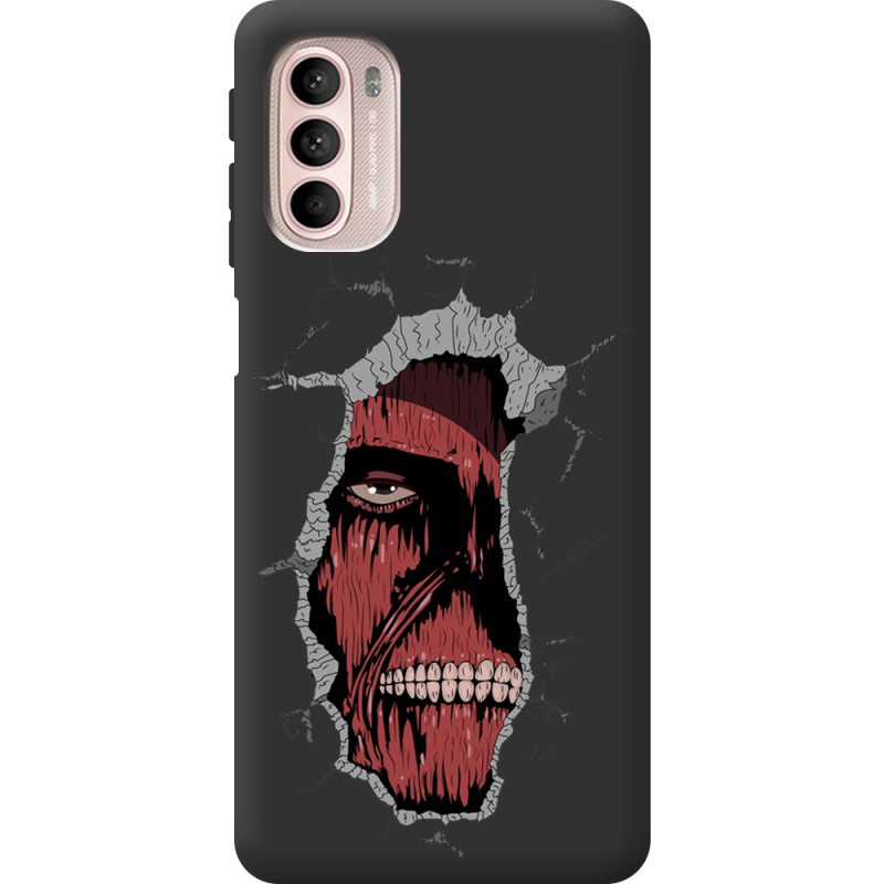 Черный чехол BoxFace Motorola G41 Нападение на Титана