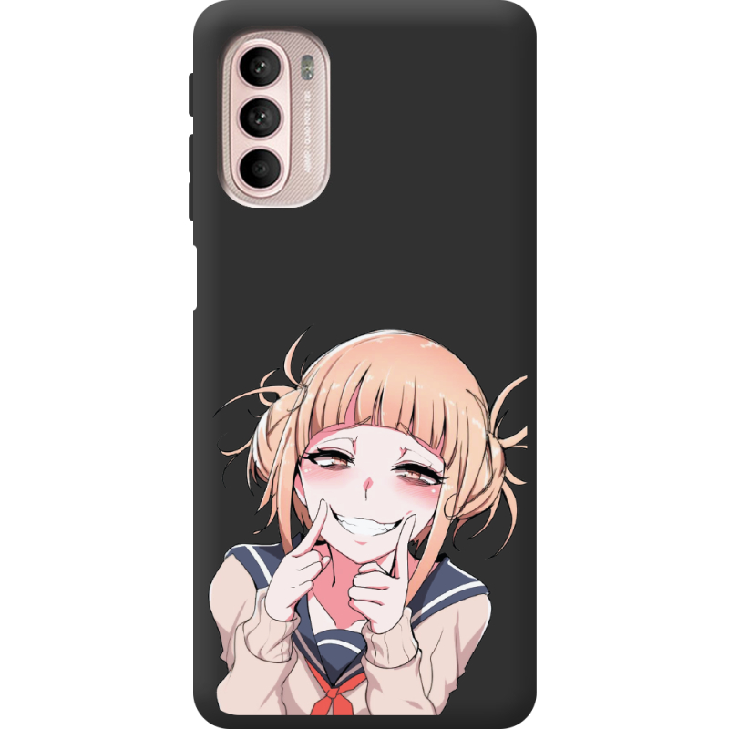 Черный чехол BoxFace Motorola G41 Himiko Toga Smile