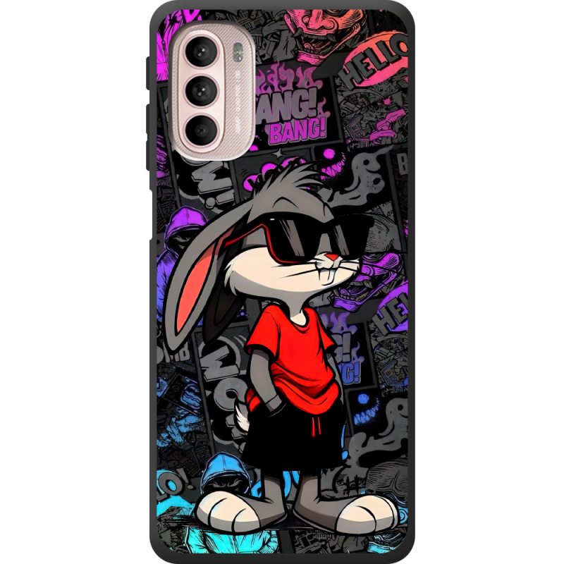 Черный чехол BoxFace Motorola G41 Малий вухань