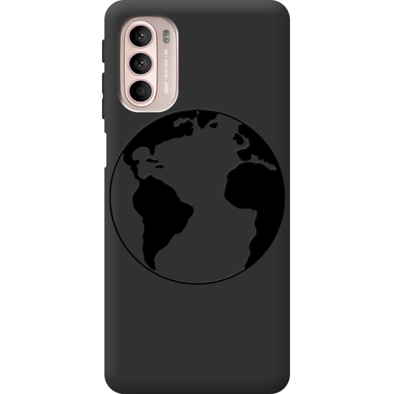 Черный чехол BoxFace Motorola G41 Earth