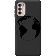 Черный чехол BoxFace Motorola G41 Earth