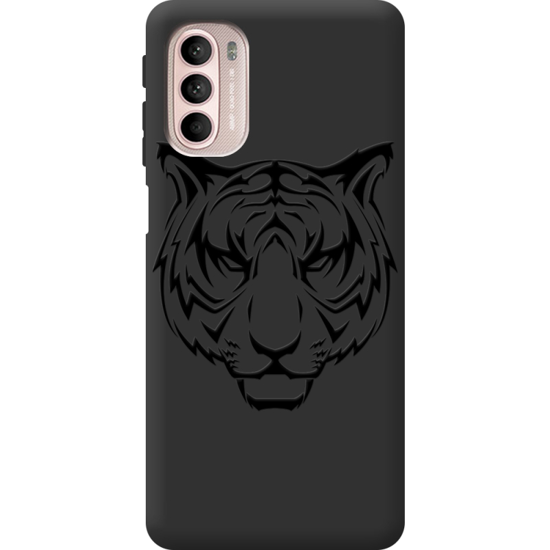 Черный чехол BoxFace Motorola G41 Tiger