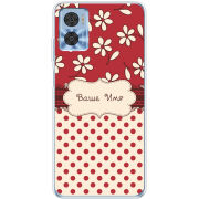 Чехол BoxFace Motorola E22/E22i Именной Polka Dots