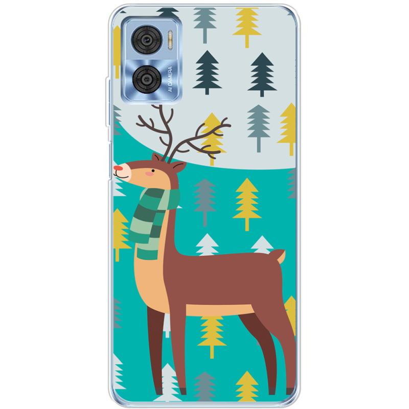 Чехол BoxFace Motorola E22/E22i Foresty Deer