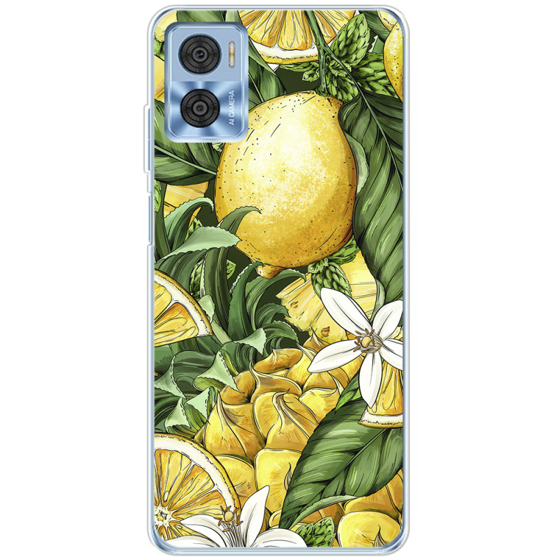 Чехол BoxFace Motorola E22/E22i Lemon Pattern