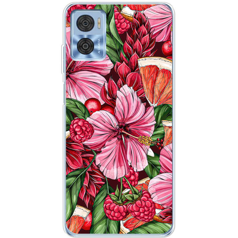 Чехол BoxFace Motorola E22/E22i Tropical Flowers