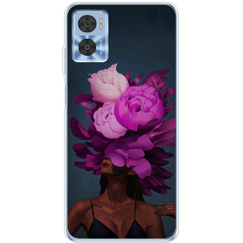 Чехол BoxFace Motorola E22/E22i Exquisite Purple Flowers