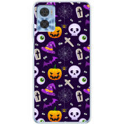 Чехол BoxFace Motorola E22/E22i Halloween Purple Mood