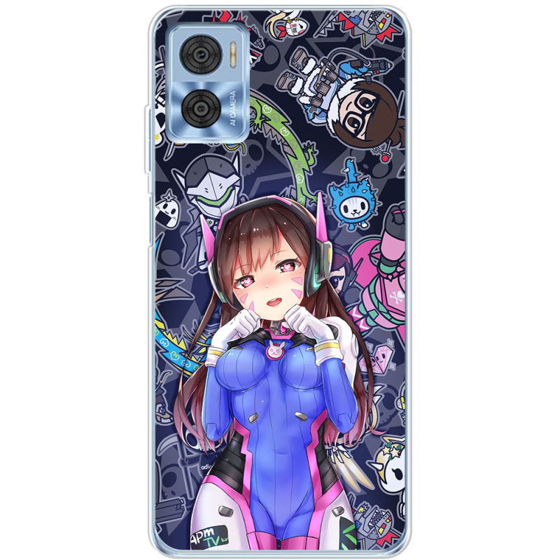 Чехол BoxFace Motorola E22/E22i Overwatch D.VA