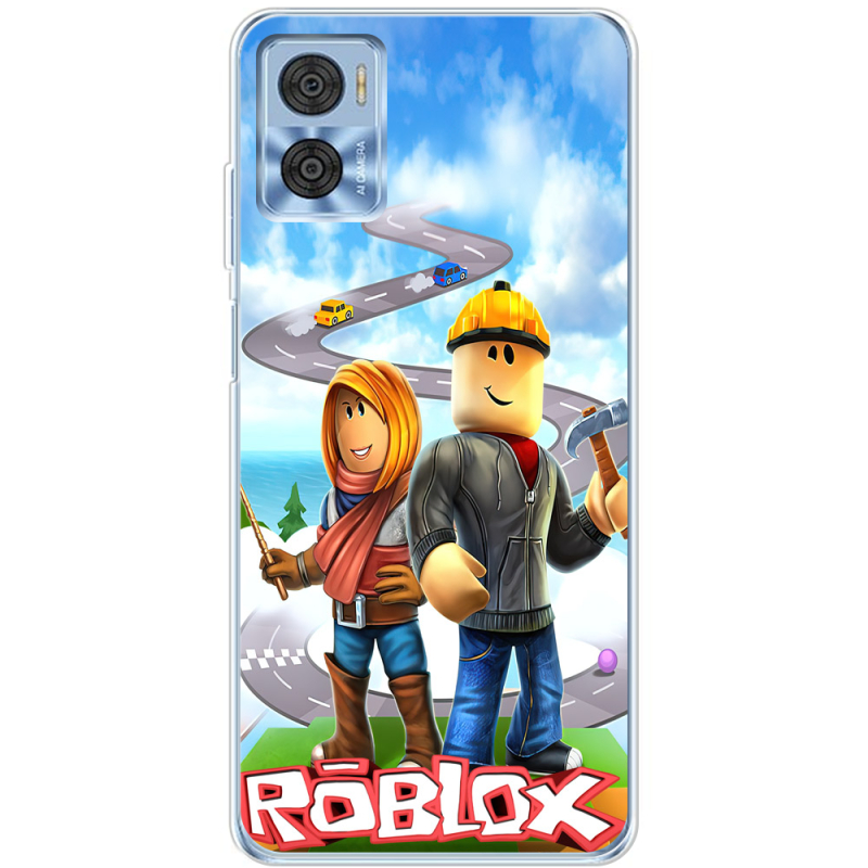 Чехол BoxFace Motorola E22/E22i Roblox Білдерман