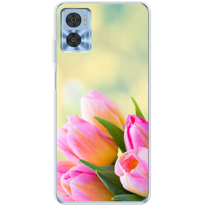 Чехол BoxFace Motorola E22/E22i Bouquet of Tulips