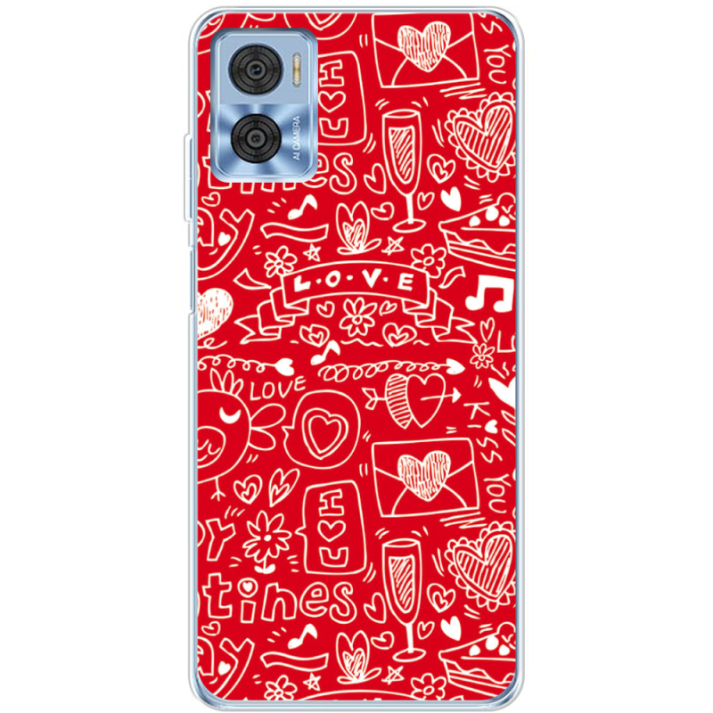 Чехол BoxFace Motorola E22/E22i Happy Valentines