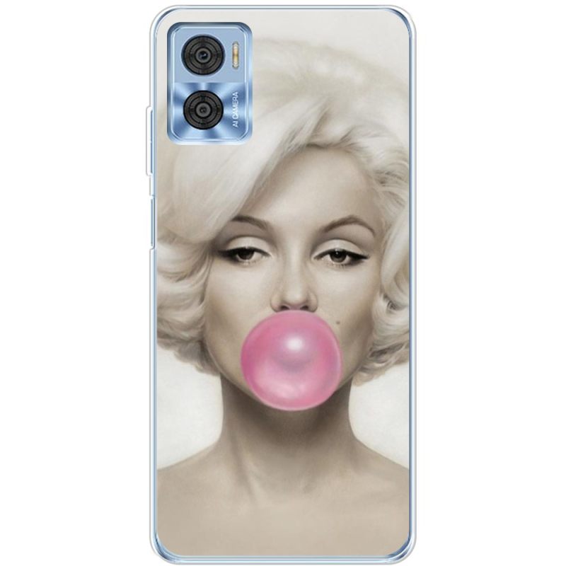 Чехол BoxFace Motorola E22/E22i Marilyn Monroe Bubble Gum