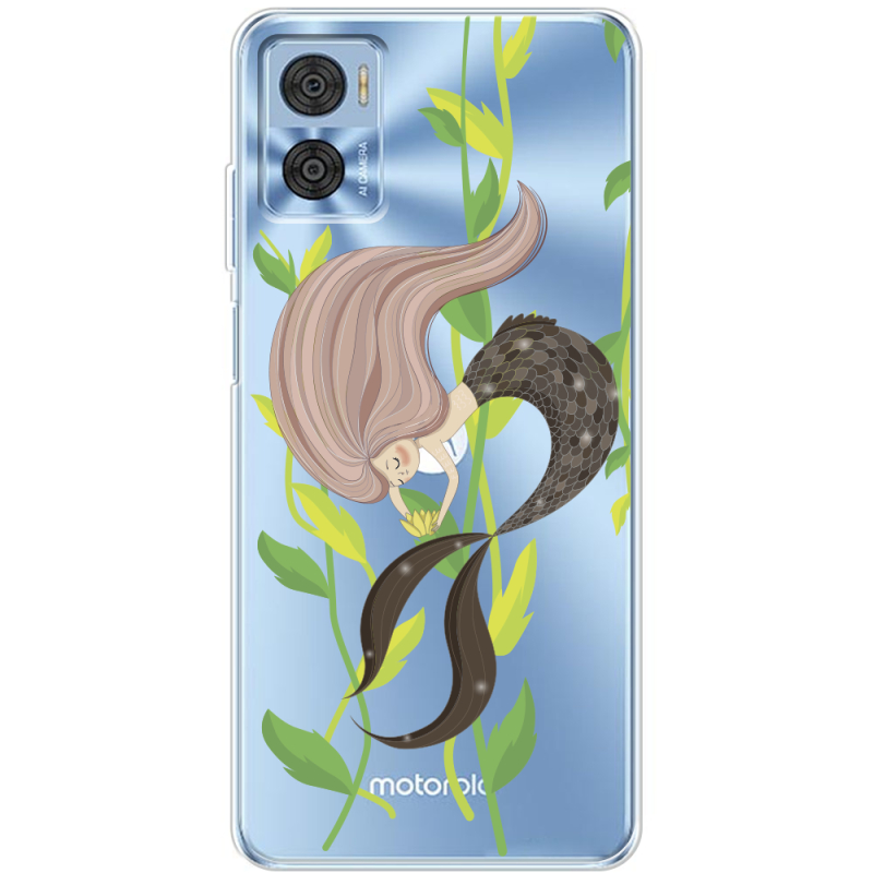 Прозрачный чехол BoxFace Motorola E22/E22i Cute Mermaid