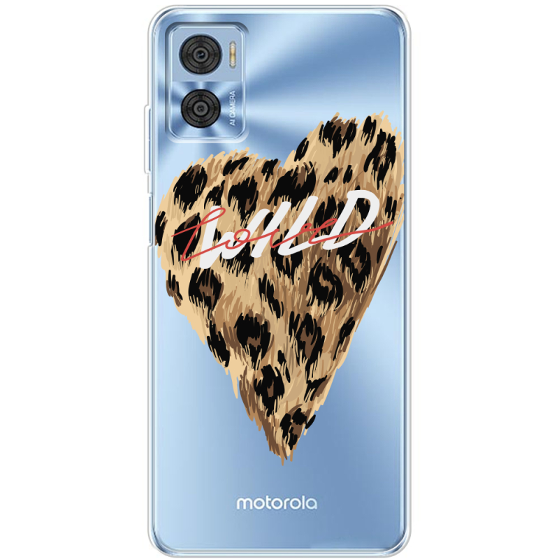 Прозрачный чехол BoxFace Motorola E22/E22i Wild Love