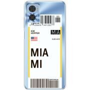 Прозрачный чехол BoxFace Motorola E22/E22i Ticket Miami