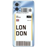 Прозрачный чехол BoxFace Motorola E22/E22i Ticket London