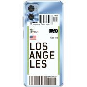 Прозрачный чехол BoxFace Motorola E22/E22i Ticket Los Angeles