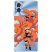 Прозрачный чехол BoxFace Motorola E22/E22i Naruto and Kurama