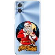 Прозрачный чехол BoxFace Motorola E22/E22i Cool Santa