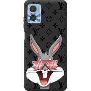 Черный чехол BoxFace Motorola E22/E22i looney bunny