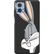 Черный чехол BoxFace Motorola E22/E22i Lucky Rabbit