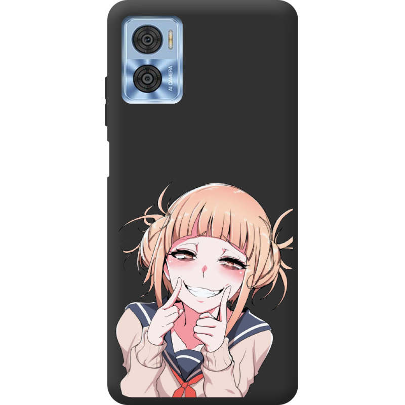 Черный чехол BoxFace Motorola E22/E22i Himiko Toga Smile