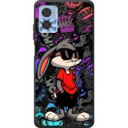 Черный чехол BoxFace Motorola E22/E22i Малий вухань