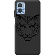 Черный чехол BoxFace Motorola E22/E22i Tiger