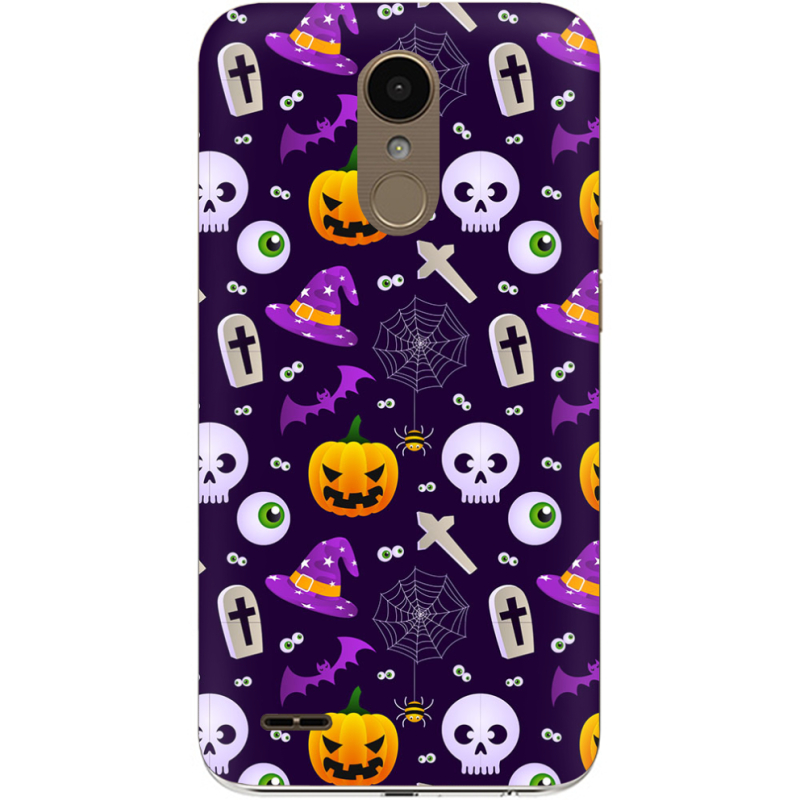 Чехол Uprint LG K10 (2017) M250 Halloween Purple Mood