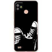 Чехол BoxFace Tecno POP 5 GO Black Sneakers