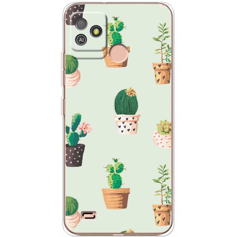 Чехол BoxFace Tecno POP 5 GO L-green Cacti