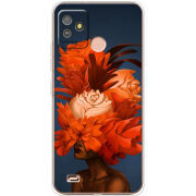 Чехол BoxFace Tecno POP 5 GO Exquisite Orange Flowers