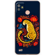 Чехол BoxFace Tecno POP 5 GO Petrykivka Leopard