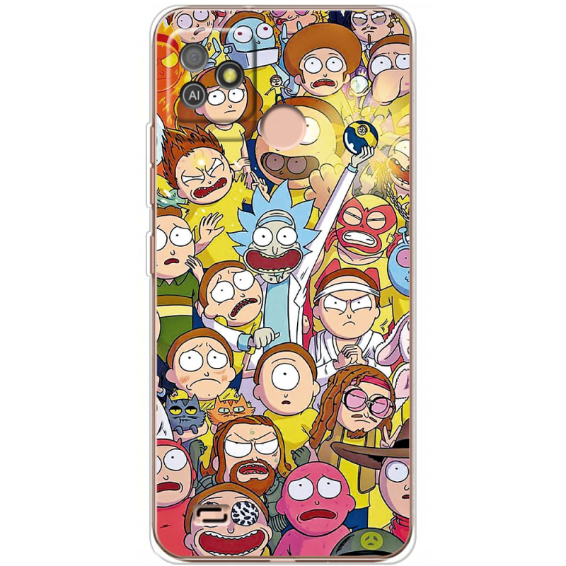 Чехол BoxFace Tecno POP 5 GO Rick and Morty