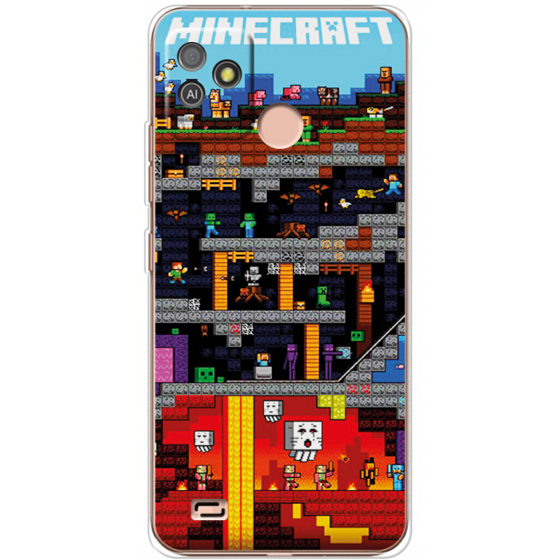 Чехол BoxFace Tecno POP 5 GO Minecraft Lode Runner