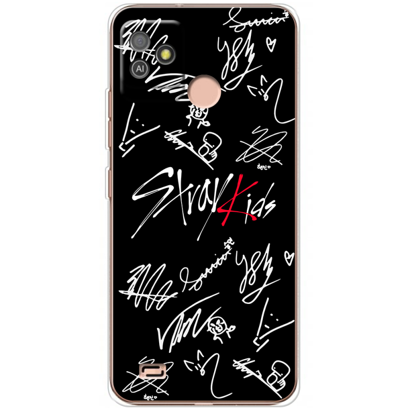 Чехол BoxFace Tecno POP 5 GO Stray Kids автограф