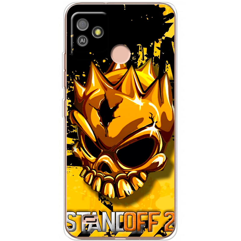 Чехол BoxFace Tecno POP 5 GO StandOff 2 gold