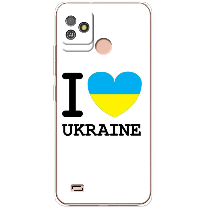 Чехол BoxFace Tecno POP 5 GO I love Ukraine