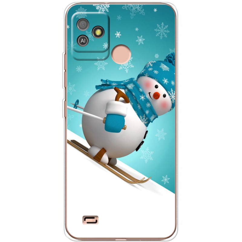 Чехол BoxFace Tecno POP 5 GO Skier Snowman