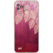 Чехол BoxFace Tecno POP 5 GO Gold Leaves