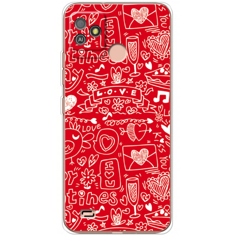 Чехол BoxFace Tecno POP 5 GO Happy Valentines