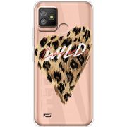 Прозрачный чехол BoxFace Tecno POP 5 GO Wild Love