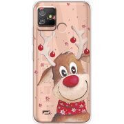 Прозрачный чехол BoxFace Tecno POP 5 GO Winter Deer