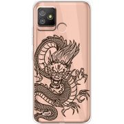 Прозрачный чехол BoxFace Tecno POP 5 GO Chinese Dragon