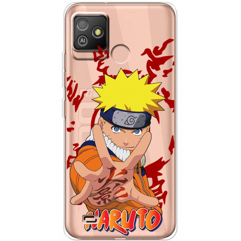 Прозрачный чехол BoxFace Tecno POP 5 GO Naruto