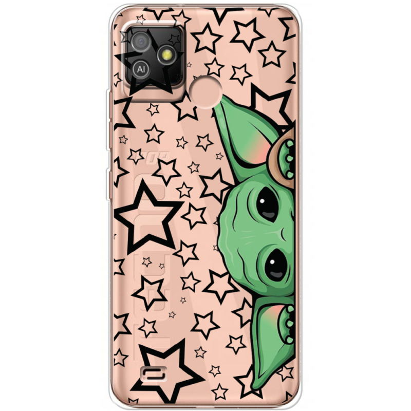 Прозрачный чехол BoxFace Tecno POP 5 GO Baby Yoda