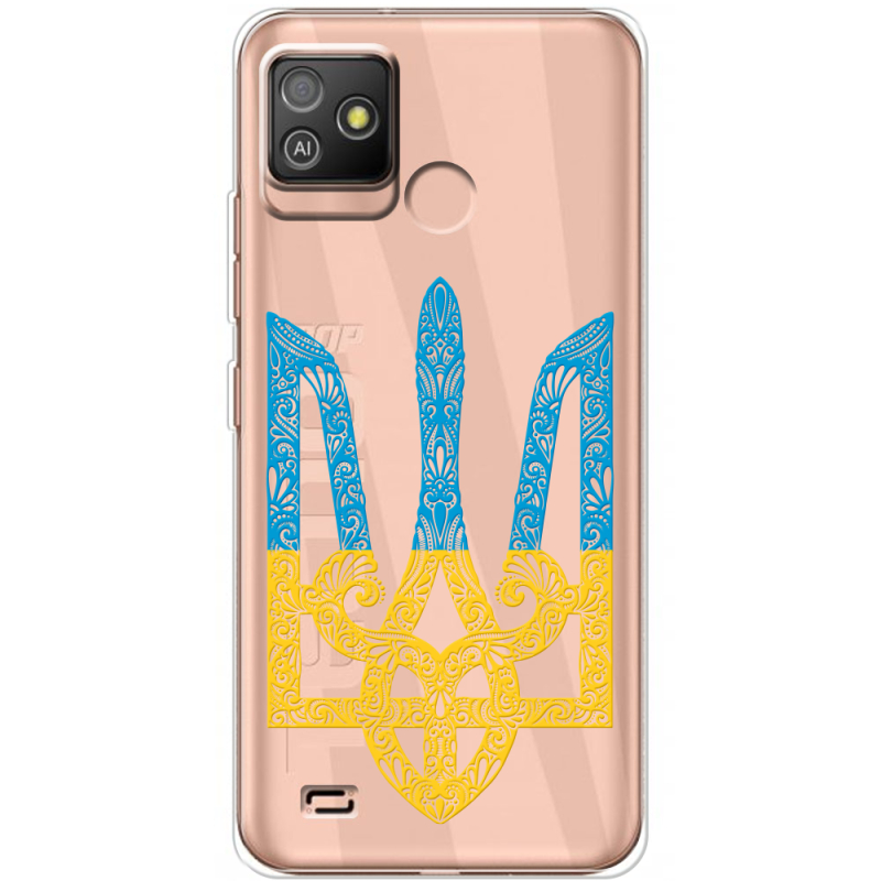 Прозрачный чехол BoxFace Tecno POP 5 GO Gold Trident